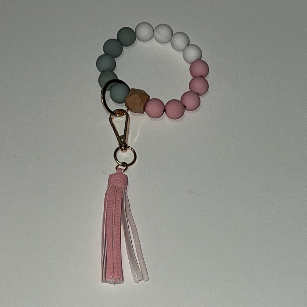 Multi color Key chain bag charm brand new